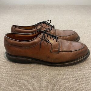 Allen Edmonds Wilbert Shoes Mens Size 12 D Brown Leather Derby Dress Casual USA